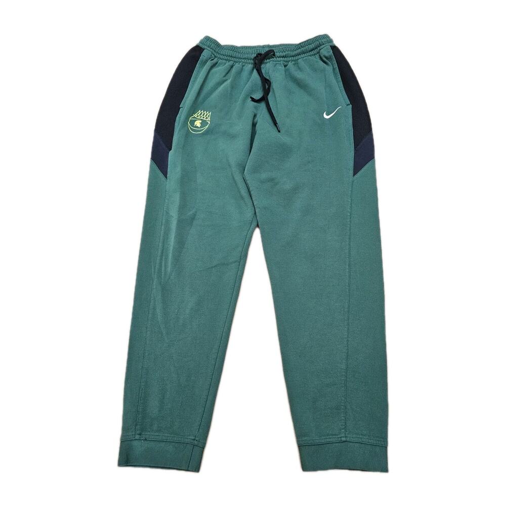 Nike Dri-Fit Showtime Basketball Pants Green Mens XL CQ0307 Spartans